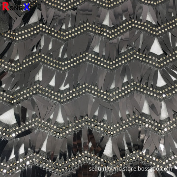 Multifunctional Teal Sequin Fabric For Wholesales
